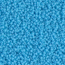 Miyuki rocailles Perlen 15/0 - Opaque turquoise blue 15-413